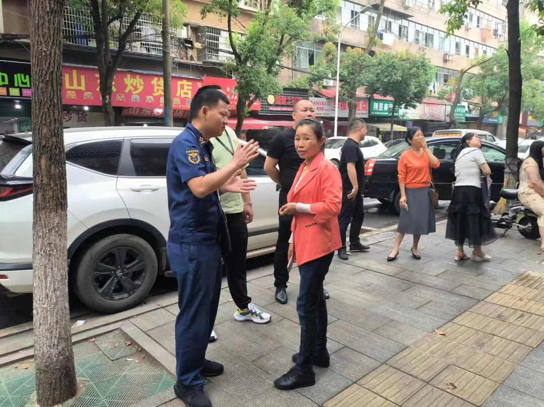 湘阴消防救援大队到乡镇街道开展委托执法指导