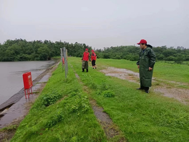 防汛進行時丨洋沙湖鎮(zhèn)：風(fēng)雨同舟 黨員先行