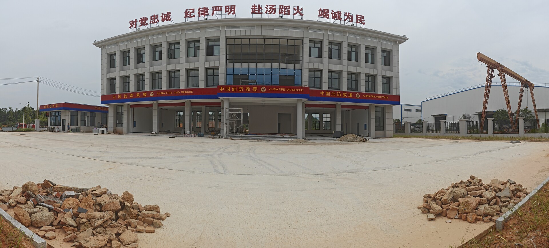 湘阴消防再添新 “翼”！金龙先导区消防救援站预计11月底投入执勤