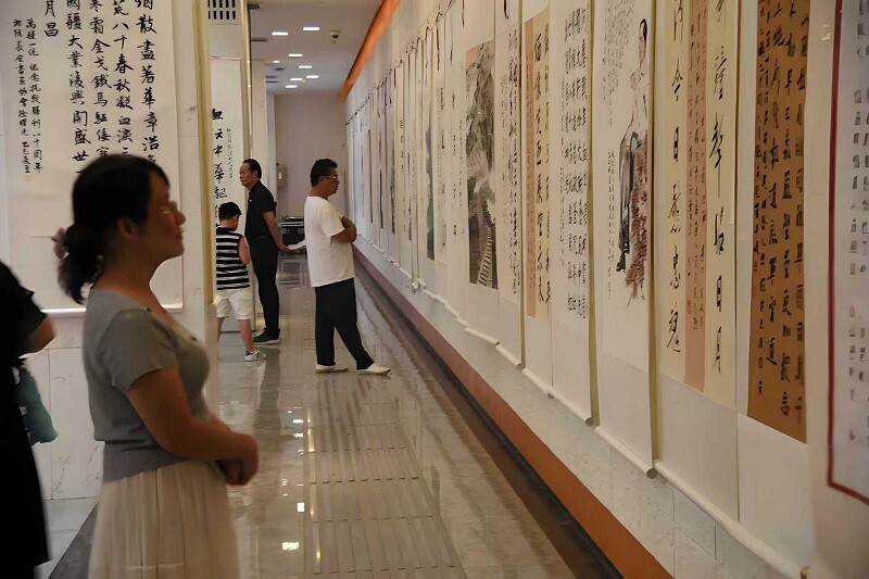 笔墨铭史 山河永志！湘阴举办纪念中国人民抗日战争胜利八十周年书画展