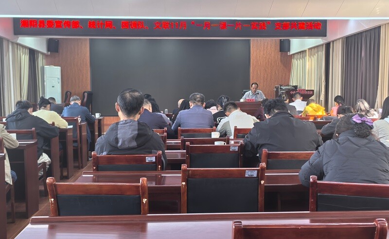 深学细悟全会精神  勇担文化强国使命！湘阴县委宣传部等四单位联合开展“一月一课一片一实践”活动