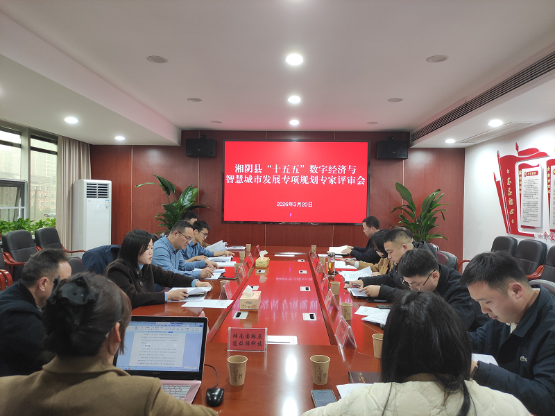 集智聚力绘蓝图！湘阴县“十五五”数字经济与智慧城市发展专项规划通过专家评审