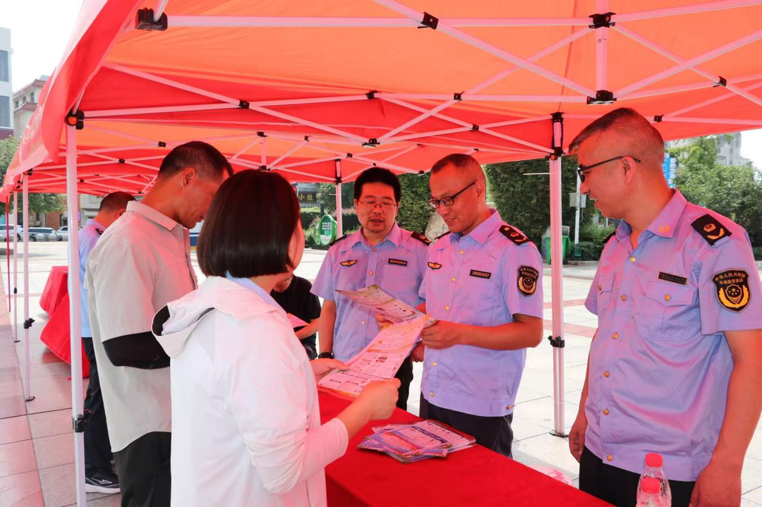 湘阴县市场监督管理局开展安全生产月宣传咨询日活动