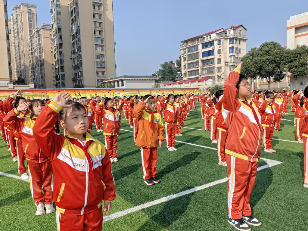 湘阴县滨湖学校：  养好“小”习惯  收获“大”成长