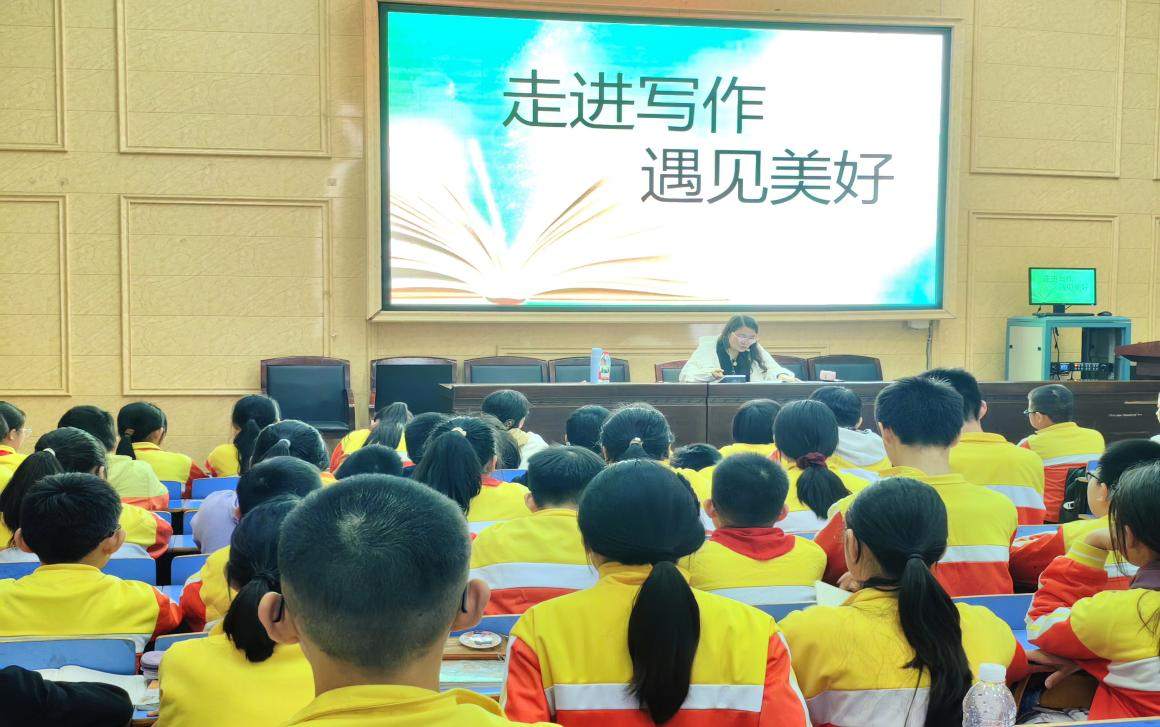 湘阴县滨湖学校：“作家进校园”破解学生写作难题