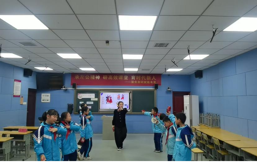 湘阴县左宗棠学校：以赛砺能强功底 青蓝携手共致远