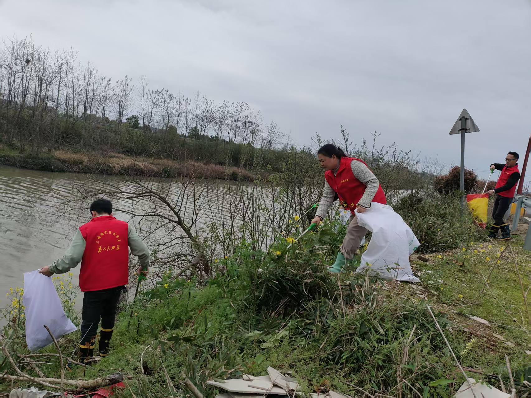 三塘镇：“藠先锋”点亮志愿红 党建引领暖民心