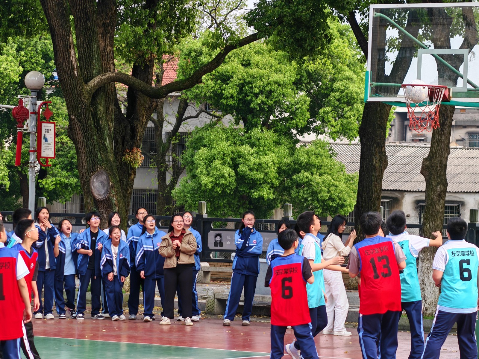 热血“篮”不住！湘阴县左宗棠学校“左公”杯篮球赛圆满结束